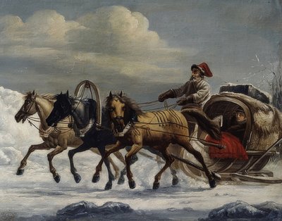 Troikka. 1816 tekijältä Alexander Osipovich Orlowski