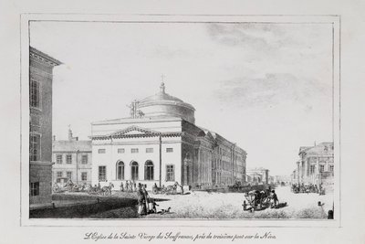 Kaikkien surullisten ilon kirkko Sarja Näkymät Pietariin, 1820-luku tekijältä Alexander Pluchart