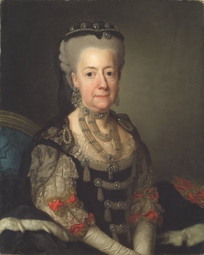 Lovisa Ulrika (1720–1782), Ruotsin leskikuningatar tekijältä Alexander Roslin