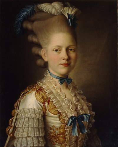 Contesse H. Obolenskajan muotokuva, CA 1776 tekijältä Alexander Roslin
