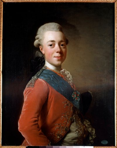 Venäjän keisarin Paavali I:n (1754 - 1801) muotokuva. Alexander Roslinin (1718 - 1793) maalaus Ec. Haastettu oikeuteen. tekijältä Alexander Roslin