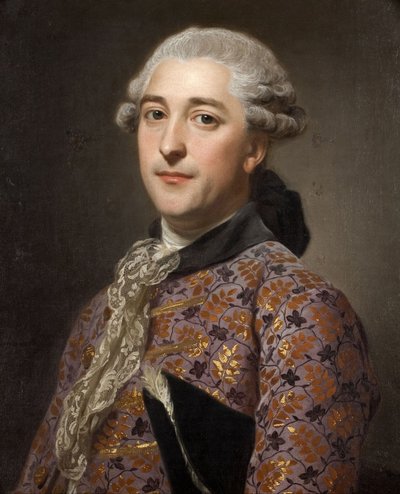 Prinssi Vladimir Borisovich Golitsynin muotokuva 1731-1799, 1762 tekijältä Alexander Roslin