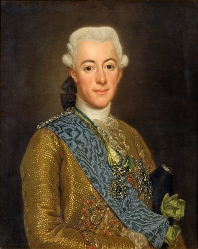Ruotsalainen: Gustav III Ruotsin kuningas Kustaa III tekijältä Alexander Roslin