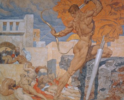 Apollo lähettää ruttonuolia tekijältä Alexander Rothaug