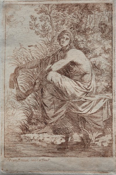Musidora, c. 1775. tekijältä Alexander Runciman