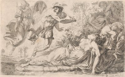Perseus ja Sleeping Medusa, 1774. tekijältä Alexander Runciman