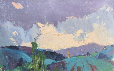 Dramaattinen vuoristotaivas tekijältä Alexander Shandor