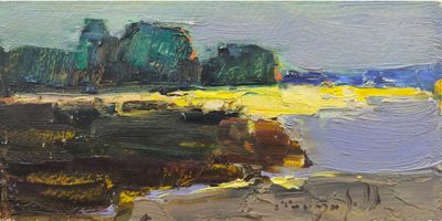 Eläväinen abstrakti maisema tekijältä Alexander Shandor