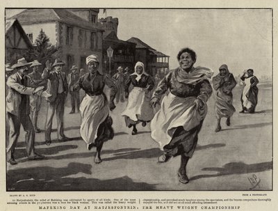 Mafeking Day Matjiesfonteinissa, raskaansarjan mestaruussarjassa tekijältä Alexander Stuart Boyd