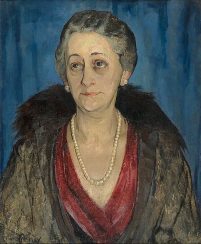 Puolalaisen naisen muotokuva [paronitar Posznanska] tekijältä Alexander Stuart Hill