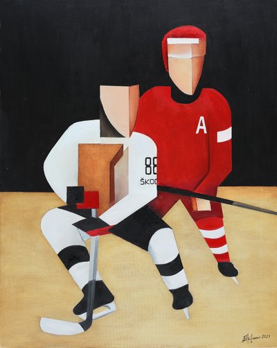 Geometriset jääkiekkoilijat tekijältä Alexander Trifonov