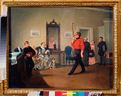 Rauhallinen Marsomania - Aleksanteri Vasilyevich Ustinovin (1796-1868) maalaus öljy kankaalle tekijältä Alexander Vasilyevich Ustinov