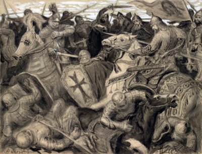 ""Alexander Nevsky"" Scene de bataille ja l