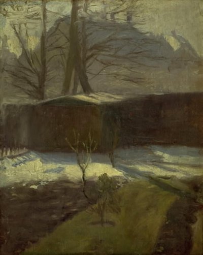 Puutarha talvella, Helenevej. Kööpenhamina tekijältä Alexander Wilde