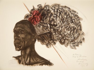 Aboura, päällikkö Ababoua (Bambili), teoksesta Dessins et Peintures d