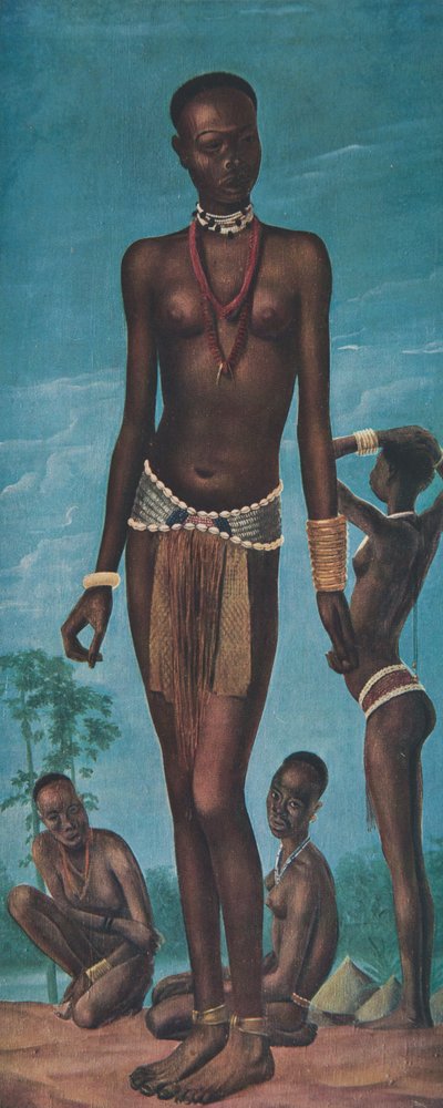 Daboa, jeune fille Sara (Fort Archambault), teoksesta Dessins et Peintures d