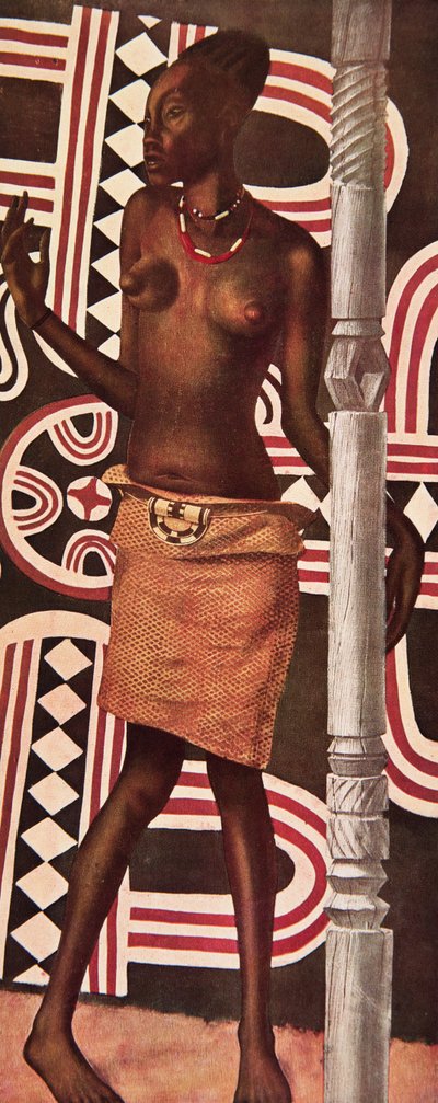Molende, la Mangbetou, teoksesta Dessins et Peintures d