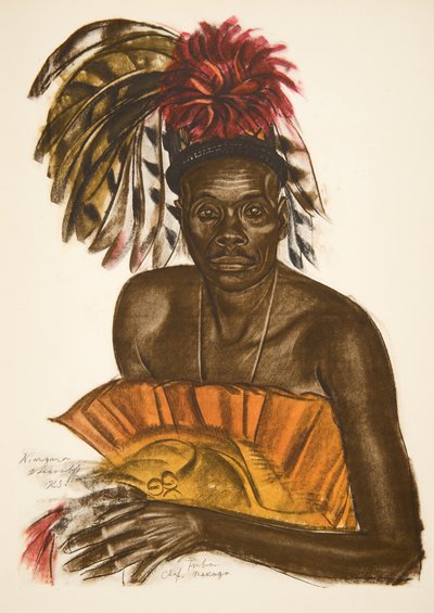 Tuba, päällikkö Matchaga (Niangara (haut Ouelle), teoksesta Dessins et Peintures d