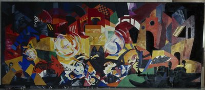 Venetsia, 1918 tekijältä Alexandra Alexandrowna Exter