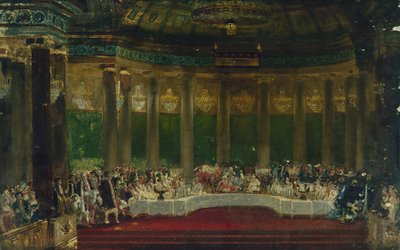 Napoleon I:n hääjuhla Tuileriesissa, 2. huhtikuuta. tekijältä Alexandre (1770 1844) Dufay