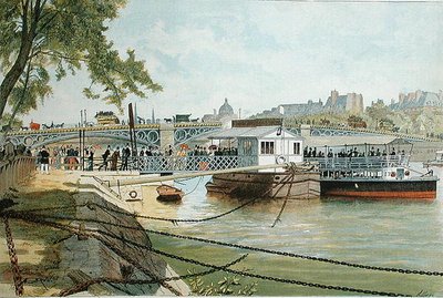 Ponton Suresnesissa, Pont des Saints Peresin sillan vieressä. tekijältä Alexandre Brun