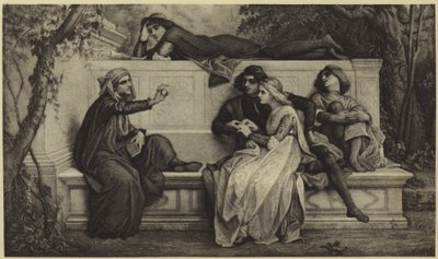 Firenzeläinen runoilija (valokuvakaiverrus) tekijältä Alexandre Cabanel