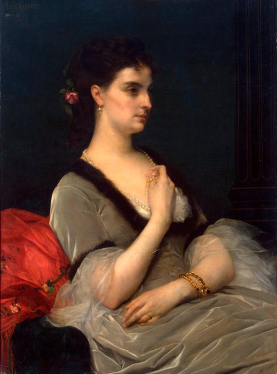 Prinsessa Elizabeth Vorontsova-Daškovan muotokuva, 1873. tekijältä Alexandre Cabanel