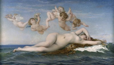 Venuksen syntymä, 1863 tekijältä Alexandre Cabanel