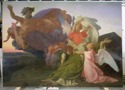 Mooseksen kuolema, 1851 (katso myös 225067) tekijältä Alexandre Cabanel