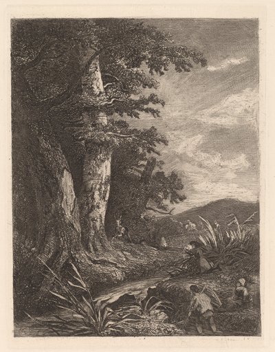 Hirvi puron varrella tekijältä Alexandre Calame