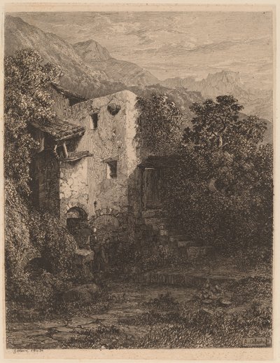 Rikkoutunut talo tekijältä Alexandre Calame