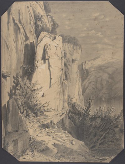 Forets et Montagnes., de principis a mitjans del segle XIX. finlandès tekijältä Alexandre Calame
