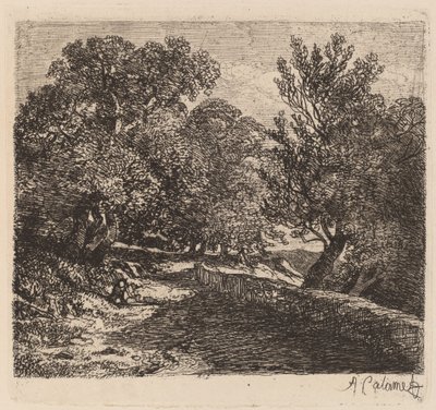 Mies lepää kivimuurilla tekijältä Alexandre Calame