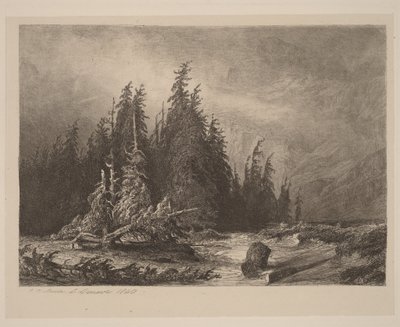 Vuoristomännyt tekijältä Alexandre Calame