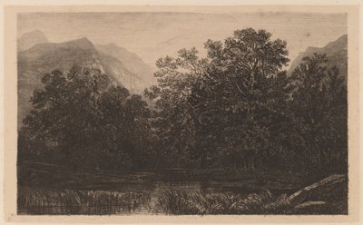 Vuoristolampi tekijältä Alexandre Calame
