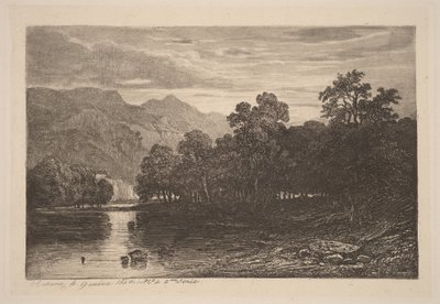 Vuoristojoki tekijältä Alexandre Calame