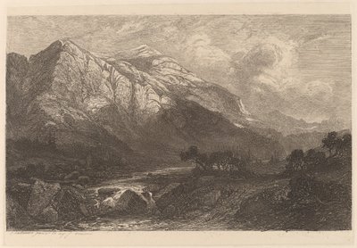Vuoristovirta tekijältä Alexandre Calame