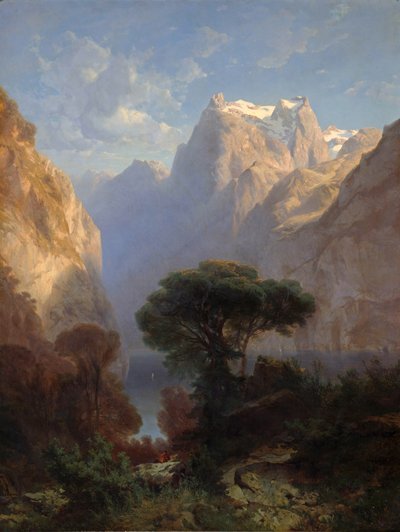 Vierwaldstätterjärvi tekijältä Alexandre Calame