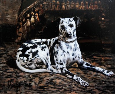 Dalmatialaisen muotokuva (öljy kankaalle) tekijältä Alexandre Clarys