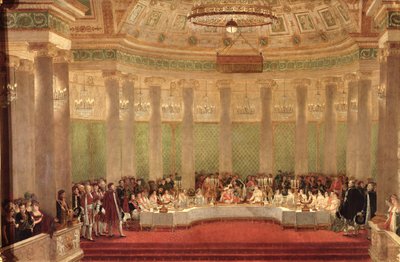Napoleon Bonaparten (1769-1821) ja Marie-Louise de Habsbourg-Lorrainen (1791-1847) hääjuhla 1810 tekijältä Alexandre Dufay