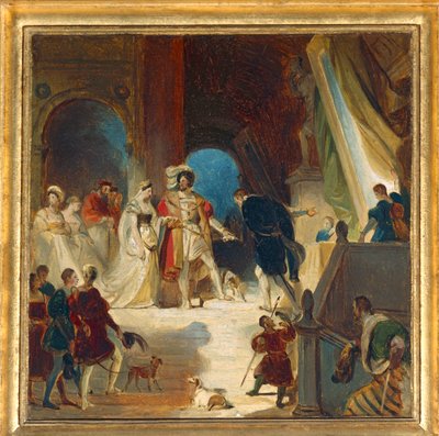François I ja hänen hovinsa saivat Italiasta Primaticcion teoksia ... tekijältä Alexandre Evariste Fragonard