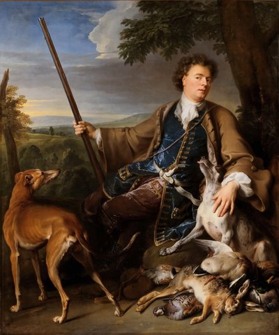 Omakuva metsästyspuvussa, n. 1699. tekijältä Alexandre Francois Desportes