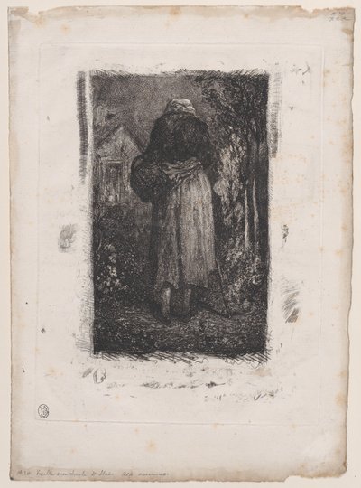 Vanha kerjäläinen, 1833-38. tekijältä Alexandre Gabriel Decamps
