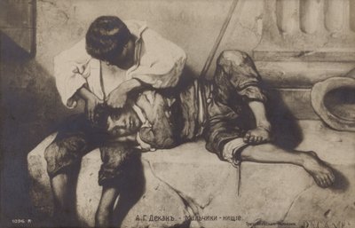 Köyhät pojat, 1800-luku tekijältä Alexandre Gabriel Decamps