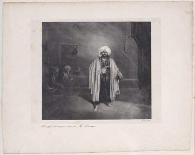 Pysyvä turkkilainen, 1831. tekijältä Alexandre Gabriel Decamps