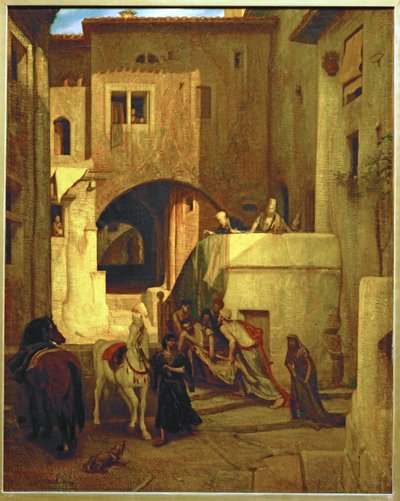 Laupias samarialainen (maalaus kankaalle) tekijältä Alexandre Gabriel Decamps