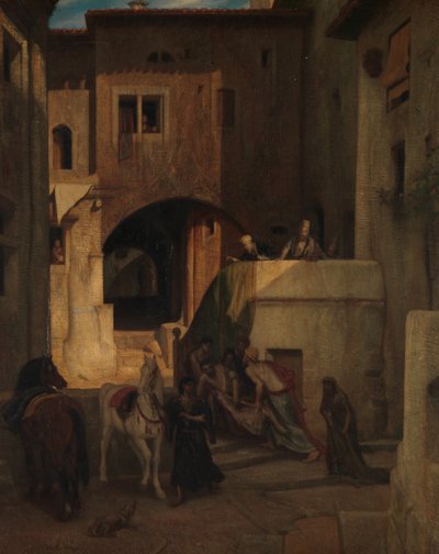 Laupias samarialainen, vuoteen 1853 mennessä. tekijältä Alexandre Gabriel Decamps