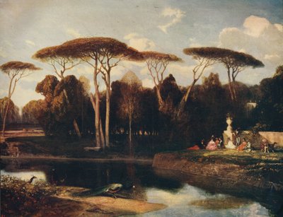 Villa Doria - Panfili, Rooma, 1838-1839, c1915 tekijältä Alexandre Gabriel Decamps