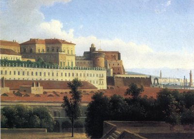 Napoli, Palazzo Reale, n. 1780 (öljy paperille kankaalle) tekijältä Alexandre Hyacinthe Dunouy
