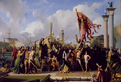 Pisanin voitto, 1847 tekijältä Alexandre Jean Baptiste Hesse